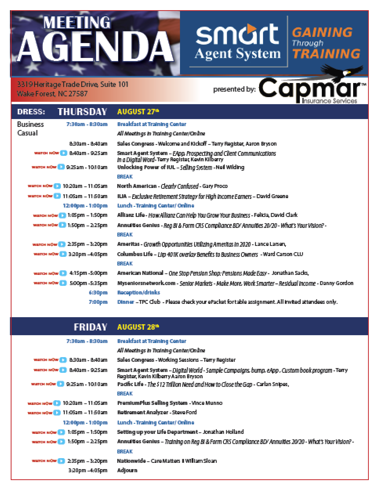 agenda